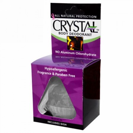 Crystal Body Deodorant, デオドラント･クリスタル　3 oz (84 g) (Discontinued Item)