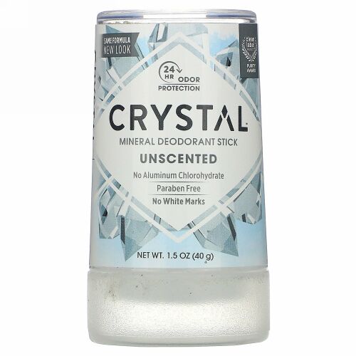 Crystal Body Deodorant, ミネラルデオドラントスティック、無香料、40g（1.5オンス）