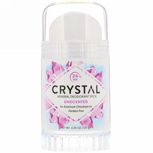 Crystal Body Deodorant, ミネラルデオドラントスティック、無香料、4.25 oz (120 g)