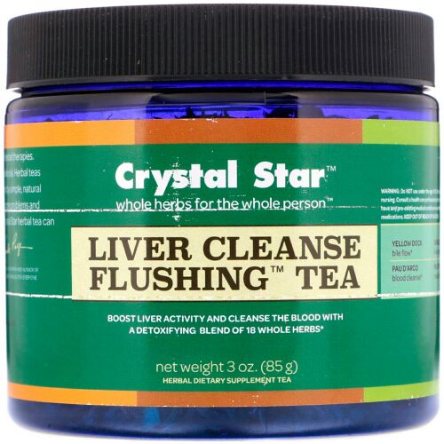 Crystal Star, 肝臓を浄化洗浄するお茶, 3オンス（85 g） (Discontinued Item)