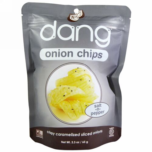Dang, オニオンチップス、 ソルト・ペッパー、 2.3 oz (65 g) (Discontinued Item)