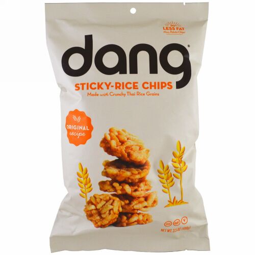 Dang, スティッキーライスチップス、オリジナルレシピ、3.5 oz (100 g) (Discontinued Item)