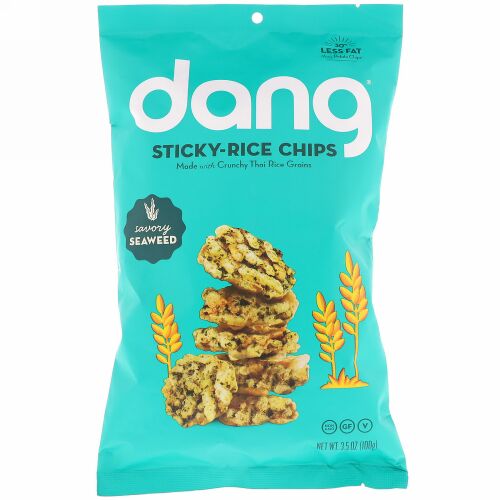 Dang, 白米チップス、味付け海苔、100g（3.5 oz） (Discontinued Item)