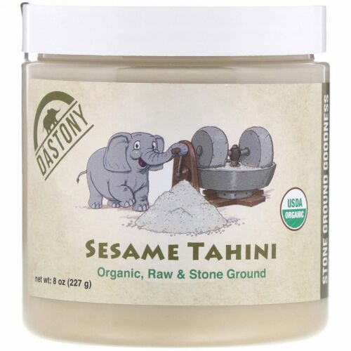 Dastony, 100%オーガニック、セサミ タヒニ、8 oz (227 g) (Discontinued Item)