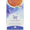 Davidson's Tea, Ayurvedic Infusions, Sleep, 25 Tea Bags, 1.41 oz (40 g) (Discontinued Item)
