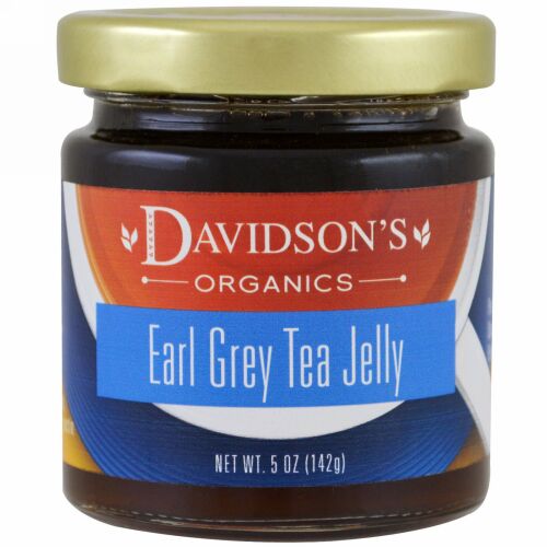 Davidson's Tea, オーガニック、アーリーグレイティーゼリー、5オンス (142 g) (Discontinued Item)