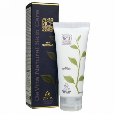 DeVita, イブニングリッチ栄養モイスチャライザー、 2.5液量オンス (75 ml) (Discontinued Item)