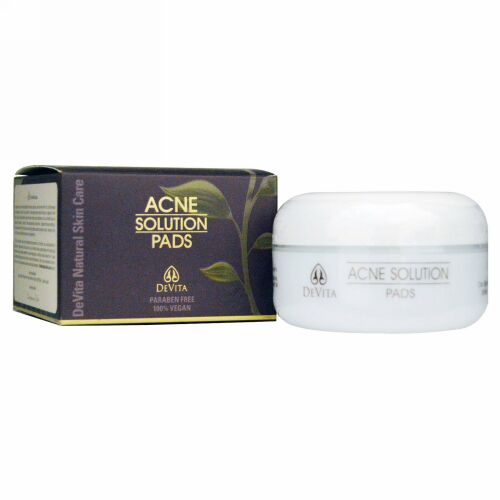 DeVita, ナチュラルスキンケア, アクネソリューションパッド,　2 オンス (60 g) (Discontinued Item)