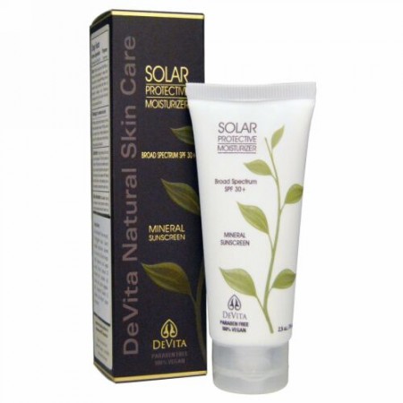 DeVita, 太陽から保護するモイスチャライザー, SPF 30+, 2.5オンス (75 ml) (Discontinued Item)