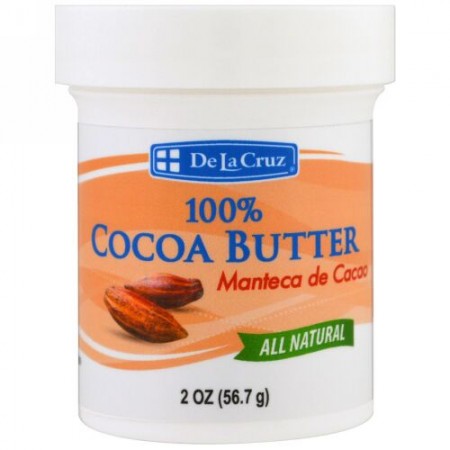 De La Cruz, 100%カカオバター、2オンス（56.7 g） (Discontinued Item)