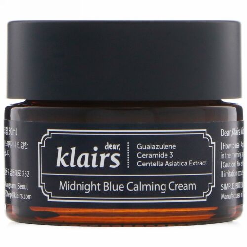 Dear, Klairs, ミッドナイトブルー・カーミングクリーム、1 oz (30 ml)