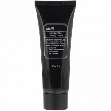 Dear, Klairs, ミッドナイトブルーカーミングクリーム、2オンス (60 ml)
