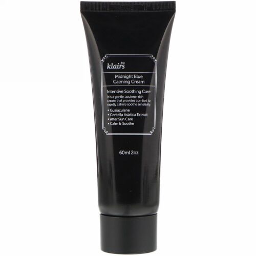 Dear, Klairs, ミッドナイトブルーカーミングクリーム、2オンス (60 ml)