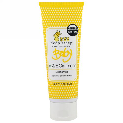 Deep Steep, ベビー用 A & E 軟膏、無香、3 oz (85 g) (Discontinued Item)