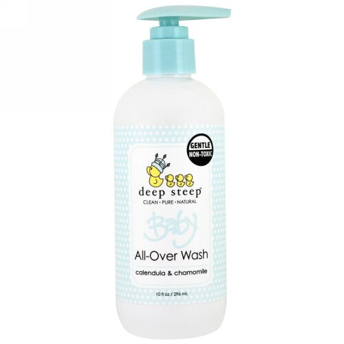Deep Steep, 赤ちゃん用全身洗浄料, キンセンカ & カモミール, 10液量オンス (296 ml) (Discontinued Item)