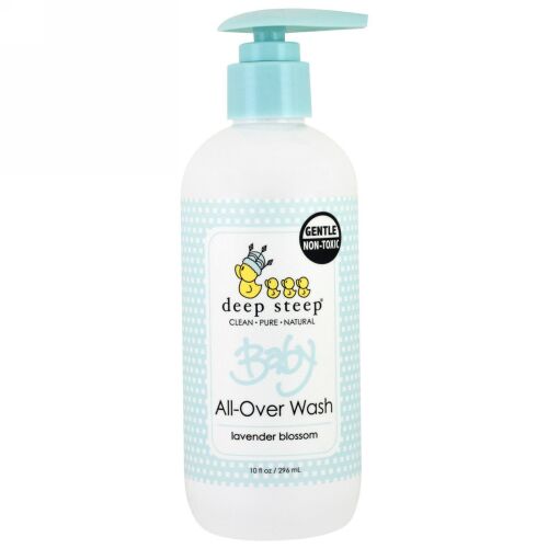 Deep Steep, 赤ちゃん用全身洗浄剤, ラベンダーの花, 10液量オンス (296 ml) (Discontinued Item)