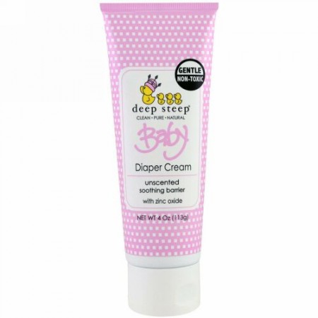 Deep Steep, Baby Diaper Cream、無香、4 oz (113 g) (Discontinued Item)