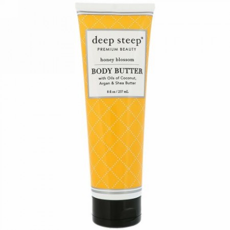Deep Steep, Body Butter, Honey Blossom, 8 fl oz (237 ml) (Discontinued Item)
