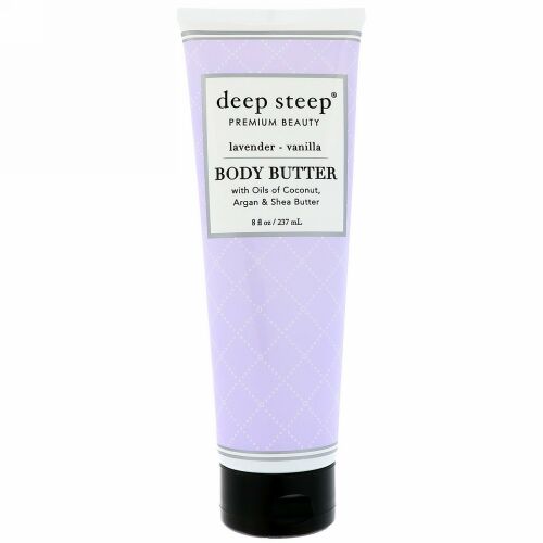 Deep Steep, Body Butter, Lavender Vanilla, 8 fl oz (237 ml) (Discontinued Item)