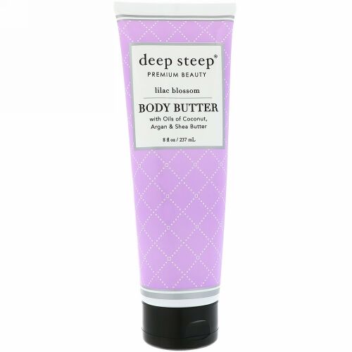 Deep Steep, Body Butter, Lilac Blossom, 8 fl oz (237 ml) (Discontinued Item)