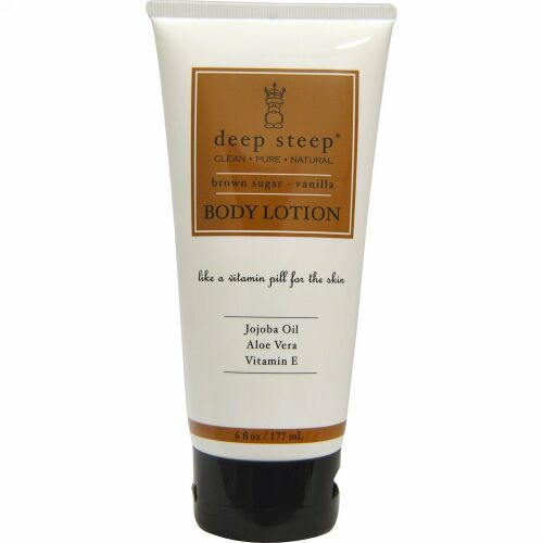 Deep Steep, Body Lotion, Brown Sugar - Vanilla, 8 fl oz (237 ml) (Discontinued Item)