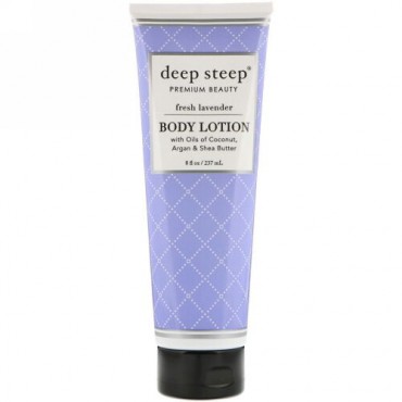 Deep Steep, Body Lotion, Fresh Lavender, 8 fl oz (237 ml) (Discontinued Item)