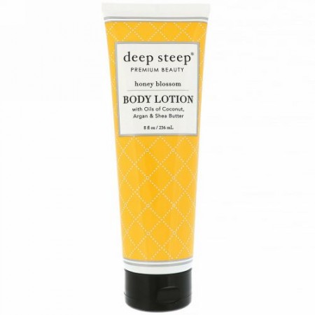 Deep Steep, Body Lotion, Honey Blossom, 8 fl oz (236 ml) (Discontinued Item)