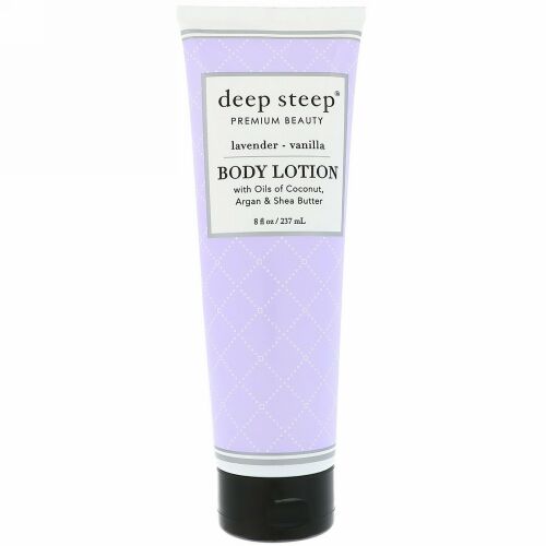 Deep Steep, Body Lotion, Lavender Vanilla, 8 fl oz (237 ml) (Discontinued Item)