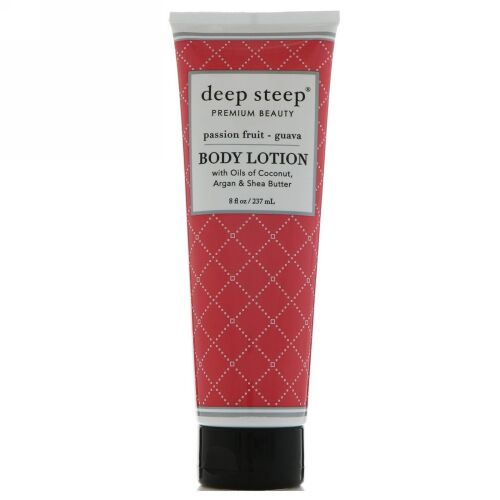 Deep Steep, Body Lotion, Passion Fruit - Guava, 8 fl oz (237 ml) (Discontinued Item)
