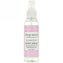 Deep Steep, ボディスプレー、ローズウォーター＆アロエ, 4液体オンス (118 ml) (Discontinued Item)