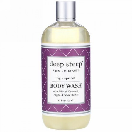 Deep Steep, Body Wash, Fig - Apricot, 17 fl oz (503 ml)