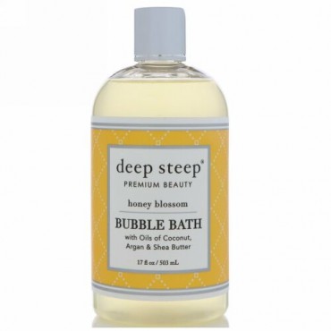 Deep Steep, Bubble Bath, Honey Blossom, 17 fl oz (503 ml) (Discontinued Item)