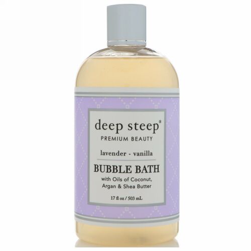 Deep Steep, Bubble Bath, Lavender Vanilla, 17 fl oz (503 ml) (Discontinued Item)