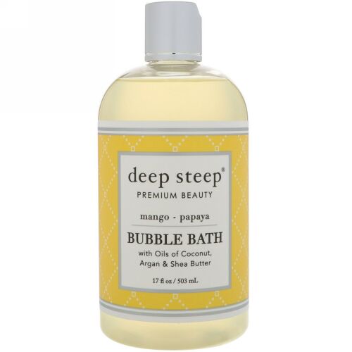 Deep Steep, Bubble Bath, Mango - Papaya, 17 fl oz (503 ml) (Discontinued Item)