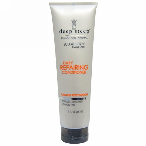 Deep Steep, デイリー・リペアリング・コンディショナー、フローレス・レストレーション、 10 液量オンス (295 ml) (Discontinued Item)
