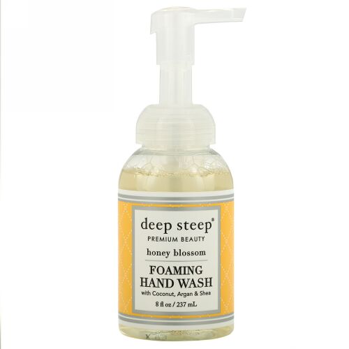 Deep Steep, Foaming Hand Wash, Honey Blossom, 8 fl oz (237 ml) (Discontinued Item)