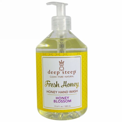 Deep Steep, フレッシュハニー、 ハニーハンドウォッシュ、 ハニーブロッサム、 17.6 液量オンス (520 ml) (Discontinued Item)