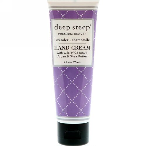 Deep Steep, ハンドクリーム、ラベンダー・カモミール、 2 液量オンス(59 ml)
