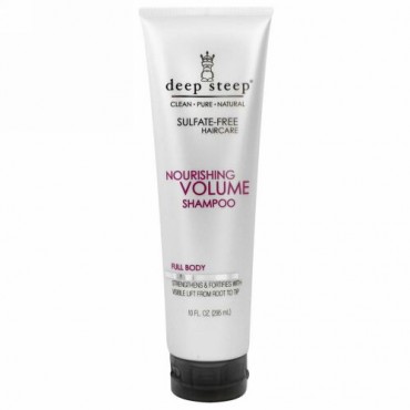 Deep Steep, ノーリッシング・ボリューム・シャンプー, フルボディ, 10 液量オンス (295 ml) (Discontinued Item)