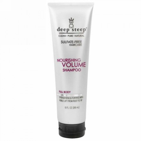 Deep Steep, ノーリッシング・ボリューム・シャンプー, フルボディ, 10 液量オンス (295 ml) (Discontinued Item)