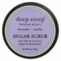 Deep Steep, シュガースクラブ、ラベンダー - バニラ、8オンス (226 g)