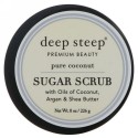 Deep Steep, Sugar Scrub, Pure Coconut, 8 oz (226 g) (Discontinued Item)
