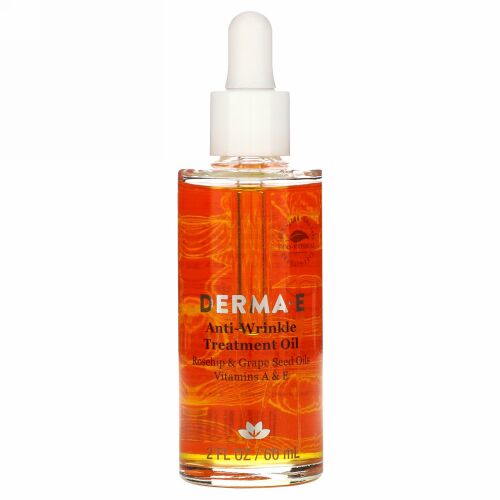 Derma E, アンチリンクルビタミンA & E トリートメントオイル、 2液量オンス (60 ml)