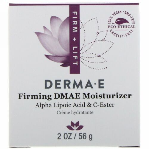 Derma E, ファーミングDMAEモイスチャライザー、α-リポ酸とCエステル配合、56 g（2 oz）