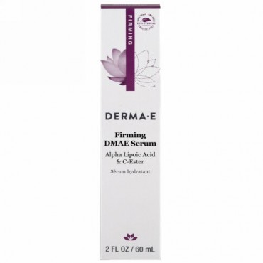 Derma E, ファーミングDMAEセラム、αリポ酸とC-エステル、2 fl oz (60 ml)