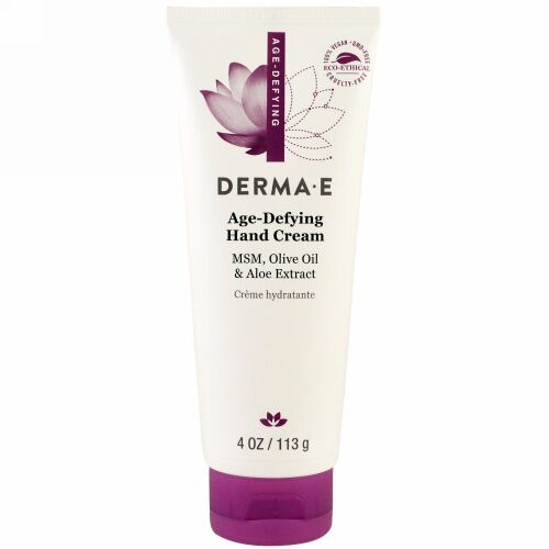 Derma E, エイジ・ディファイング ハンドクリーム、4 oz (113 g) (Discontinued Item)