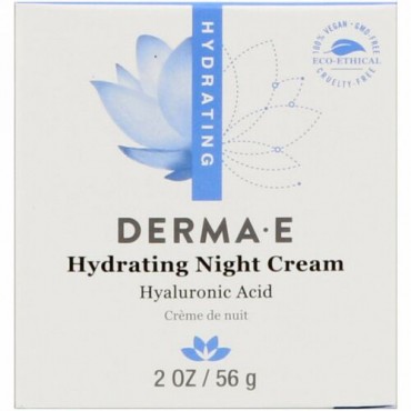 Derma E, 保湿ナイトクリーム、2オンス（56 g）