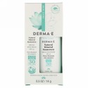 Derma E, ナチュラル ミネラル サンスクリーン、SPF 30、撥水 (Discontinued Item)