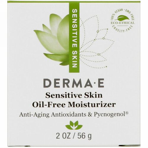 Derma E, 敏感肌用オイルフリーモイスチャライザー、2oz（56g） (Discontinued Item)