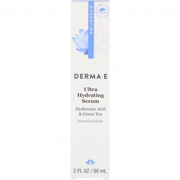 Derma E, ハイドレーティングセラム（保湿美容液）、2 fl oz (60 ml)